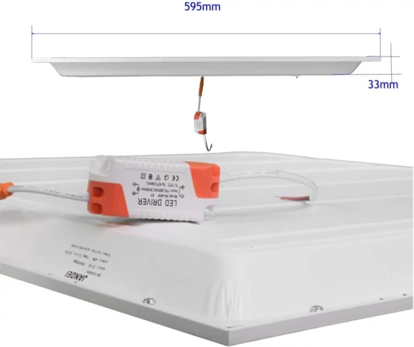 DALLE CARRE ENCASTRABLE PLAT 48W 6500K – Image 3