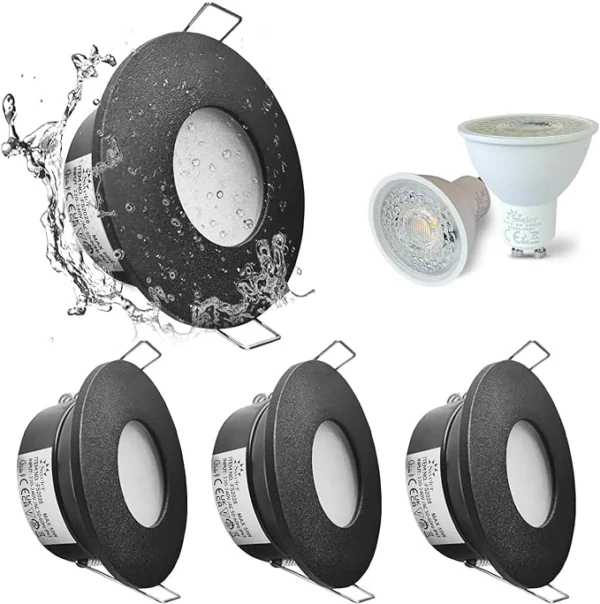 Spot zamack Noir  Rond – Image 4