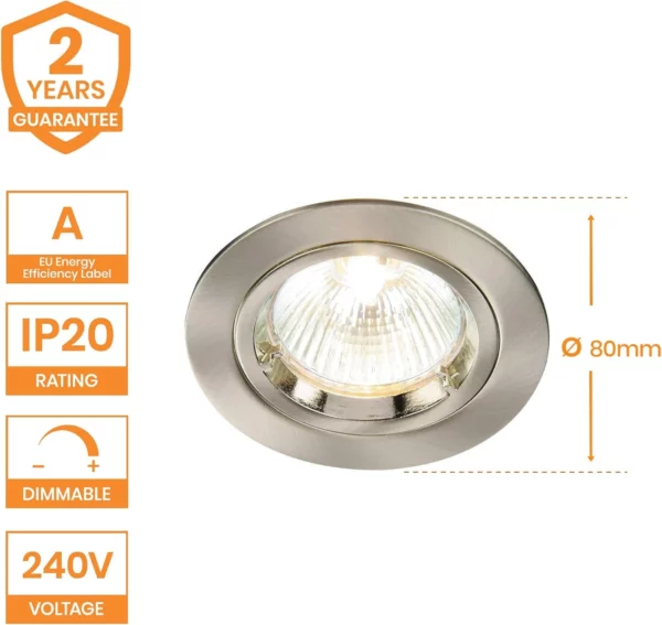 Support Spot orientable nickel – Image 3